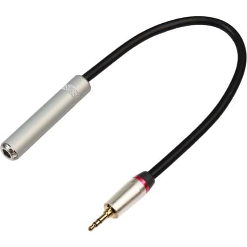 3.5mm male gold to 6.35mm 1/4 female cable 3.5 Plug To 6.35 Jack Stereo Speaker Audio Adapter Converter For Microphones