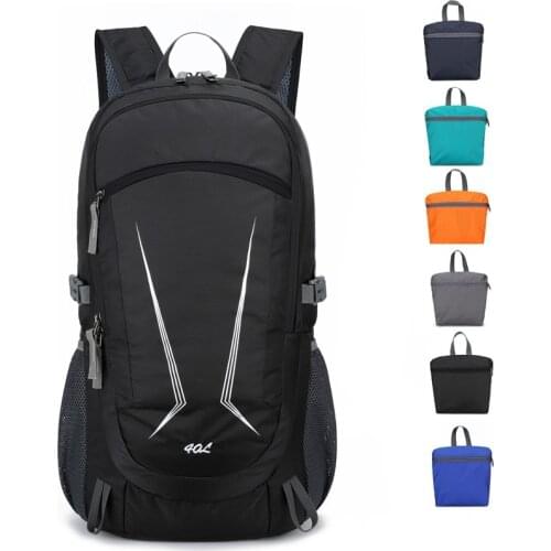 Facecozy 40L Outdoor Lightweight Packable Hiking Backpack Waterproof Camping Bag Travel Daypack Climbing Foldable Backpack