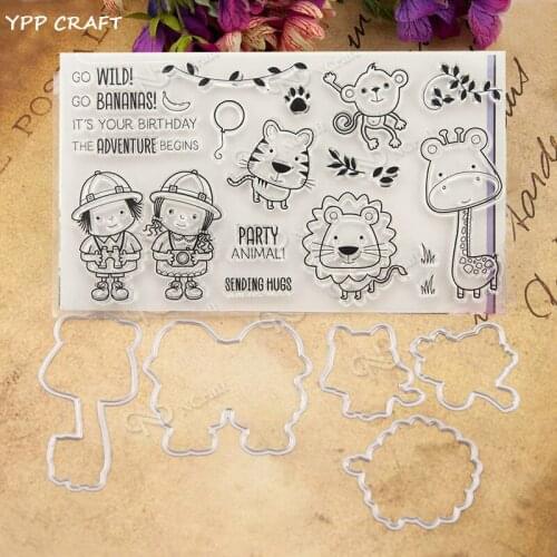 YPP CRAFT Animal Gathering Metal Cutting Dies or Stamp for DIY Scrapbooking/photo album Decorative Embossing DIY Paper Cards 580