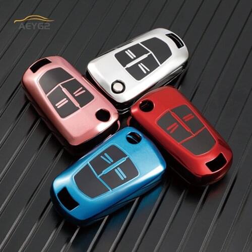Soft TPU Car Remote Key Full Cover Case Shell Fob For Opel Vauxhall Corsa Astra Vectra Signum Car Smart Key Accessories Keychain