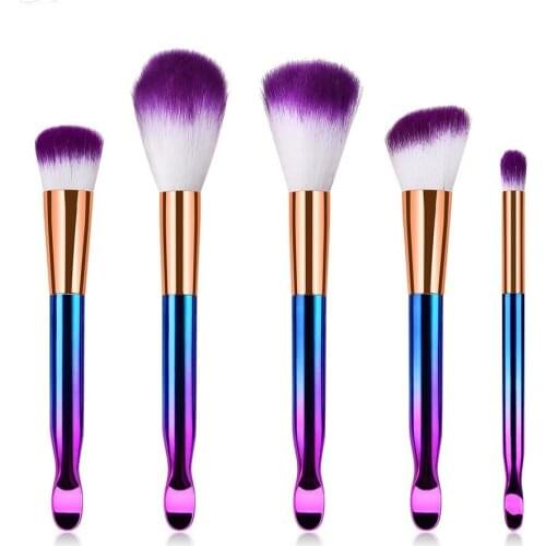 5 Pcs Starry sky Makeup Brush Set Ear Spoons Blush Brush Eye Shadow Makeup Brush Set & kits Powder Pinceau Maquillage