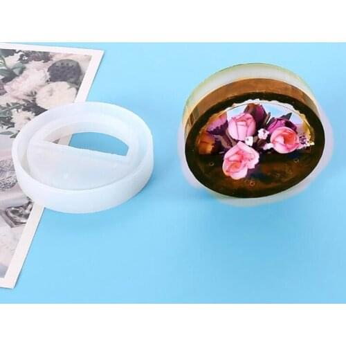 New Transparent Silicone Mold Decoration Process For DIY Epoxy Resin Mold for potted plants