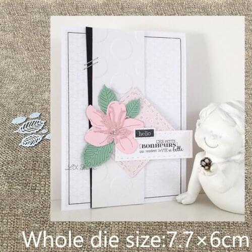 New Design Craft Metal stencil Cutting Dies 6pcs leaves decoration scrapbook die cuts Album Paper Card Craft Embossing