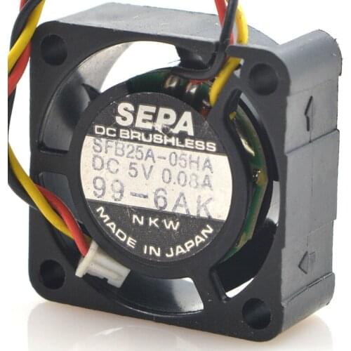 FOR SEPA SFB25A-05HA 2510 5V 0.08 A video player medical equipment Cooling fan