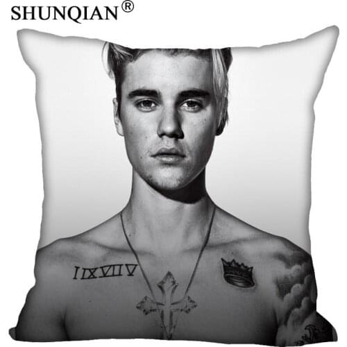 Hot Sale Custom Justin Bieber Pillowcase 40x40cm 45x45cm 60x60cm(Two Sides) dakimakura Home Hot Pillow Cases
