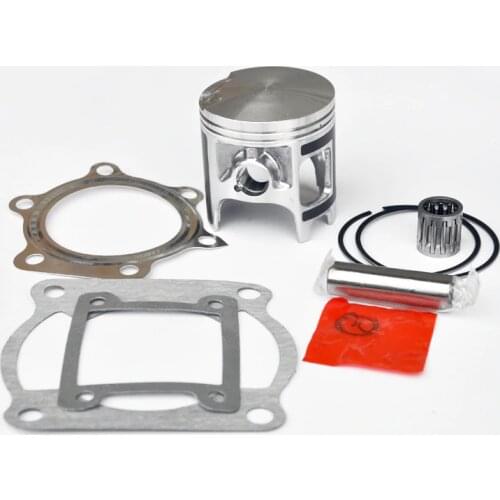 1 Set For Yamaha Blaster 200 YFS200 Piston Wrist Pin Exhaust Pipe Gasket 1998 1999-2002 2003 2004 2005 2006 Standard Bore 66mm