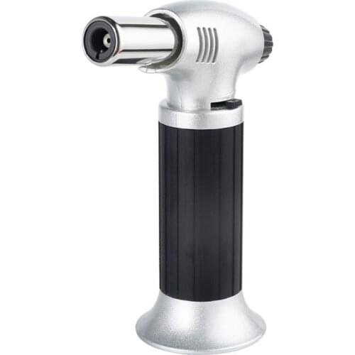 Adjustable Solid Metal Butane Torch Industrial Flashlight Refilled for Multi-purpose Welding and Baking Crafts
