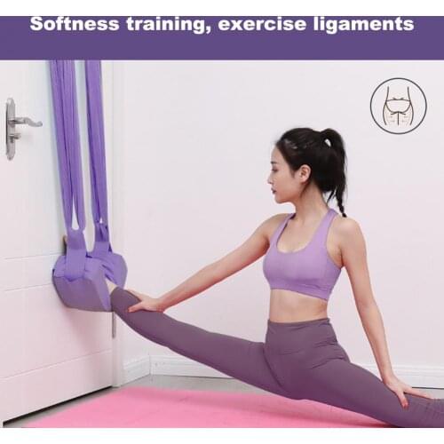 Yoga Rope Stretch The Leg Splits Yoga Rope Elastic Removable Flexibility Workout Back Bend Trainer Band for Dance Yoga
