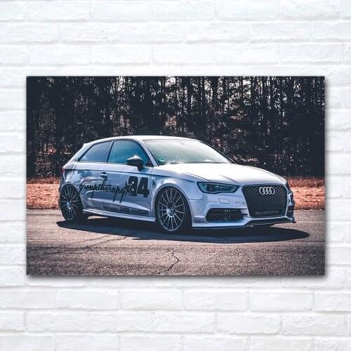 RS3 Car Poster and Print Modern Canvas Painting Pop Fashion Wall Art Picture Living Room Decoration