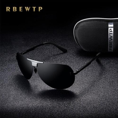 RBEWTP Retro Vintage Mens Sunglasses Polarized Driving Night Vision Sun Glasses oculos Male Eyewear Accessories For Men/Women