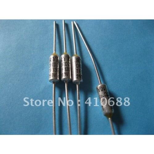 Microtemp Thermal Fuse 130C TF Cut-off 250V 10A Diameter 4.2mm HIGH Quality Hot Sale 100 Pcs Per Lot
