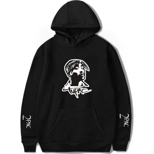 Personality Hoodies Men Tupac 2PAC Sweatshirt Rap Hip Hop Sweatshirt Sudadera Hombre Mens Hoodie Winter Women Clothes
