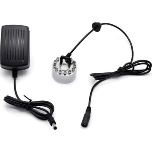 Ultrasonic Mist Maker Generator Fogger Nebulizer Water Fountain Pond 12 LED Atomizer Air Humidifier US/UK/EU/AU Plug