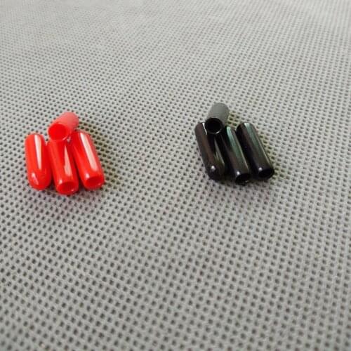 100pcs/lot 3mm End cap PVC Plastic Cable wire thread waterproof cover vinyl End cap PVC rubber steel pole tube pipe protecting
