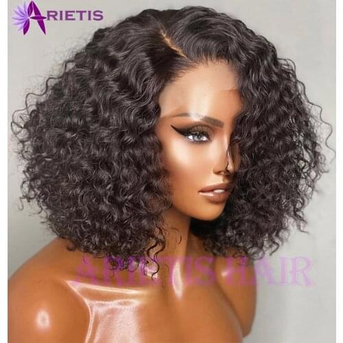 Arietis Hair 4x4 Lace Closure Kinky Curly Closure 100% Human Hair Brazilian Remy Hair Natural Color 8-22 inch
