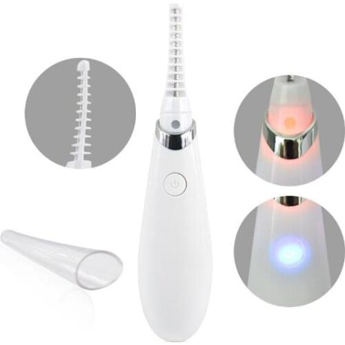 6Set/Lot Eyelash Curler 500MAH 5V Portable Heating Electric Eyelashes Curl USB Charging Lasting Curling HA2359