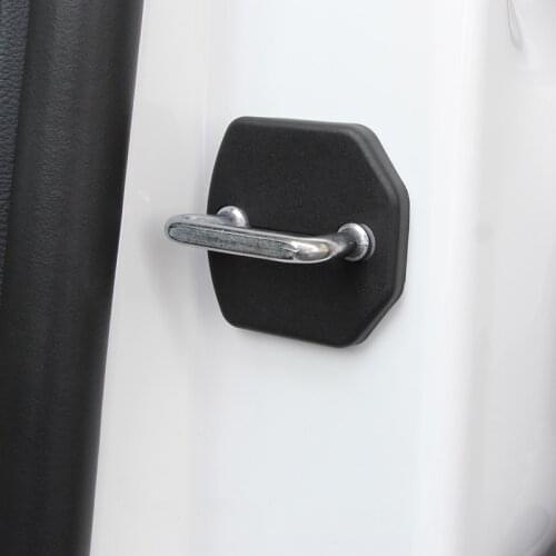 8pcs Door Stopper Cover Limiting Cover Door Lock Cover Protection Check Arm Cap For Ford Focus 3 MK3 Fiesta Kuga Escape