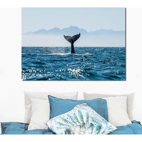 Whale tail DIY diamond painting Full Square/Round drill 5d diamond embroidery Fish Sea Wall Art cross stitch,Shuai Rao