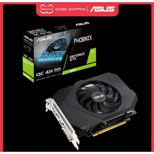 Asus PH-GTX1650-O4GD6 Graphics Card NVIDIA® GeForce GTX 1650 PCI Express 3.0 GDDR6 4GB DVI HDMI DP Video Card