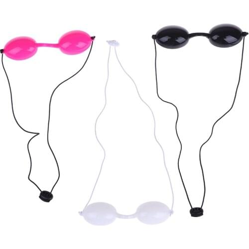 Safety Goggles Protective Glasses Soft Silicone Eyepatch Adjustable Eyewear Protection Beauty Laser Eyecup 3 Colors