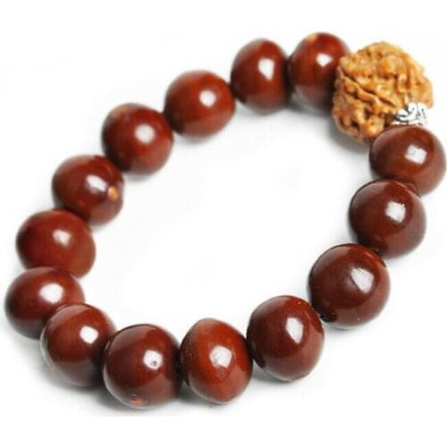 Sun Bodhi & Rudraksha Bodhi Seeds Tibetan Buddhism Amulet Bracelet
