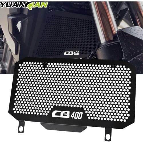For Honda CB400 CB500 X F CB400F CB400X 2013 2014 2015 Black Motorcycle Accessories Radiator Guard Water Tank Protection Grille