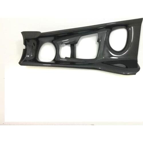 For Toyota C-HR C HR CHR 2017 ABS Carbon fiber Left Handed Drive Gear Box Panel Gear Shift Electronic Handbrake Cover