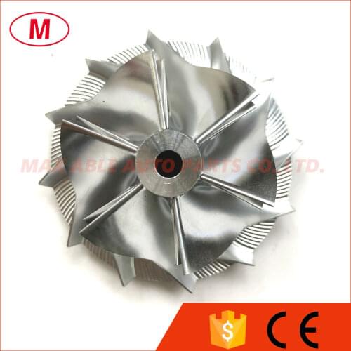GT15-25 702549-0019/702549-0010 42.87/59.48mm 6+6 blades Performance Turbochrager Turbo Billet compressor wheel for 702989-0003