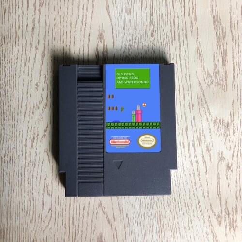 Old Pond Diving Frog and Water Sound - 72 pins 8bit game cartridge