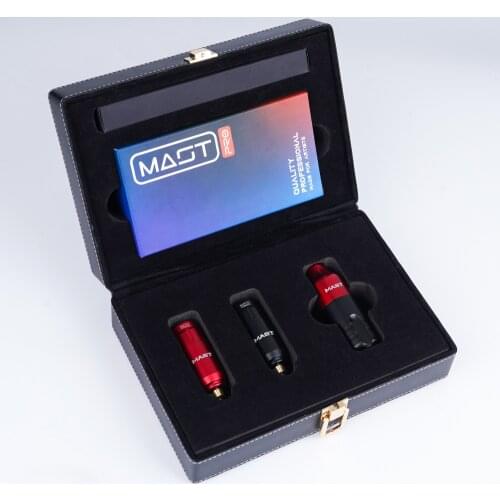 Mast Tour RCA Cord Rotary Tattoo Pen Machine Pmu Permanent Makeup Kit with Wireless Battery Power Pro Cartridge Needles Set