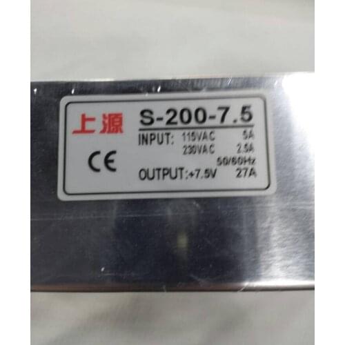 5pcs Shanghai source switch r supply S-200W-7.5V genuine manufacturers direct sales