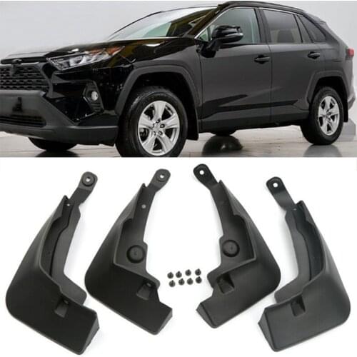 Fit For Toyota RAV4 2019-2020 Set of 4 Mud Flap Flaps Splash Guards Mudguards Exterior Mud Splash Flaps Guards Mudguard