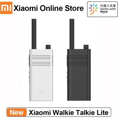 Xiaomi Mijia Walkie Talkie Lite Civil 5 Km Intercom Outdoor Handheld Mini Radio Talkie Walkie Work With Mi Home Mijia APP