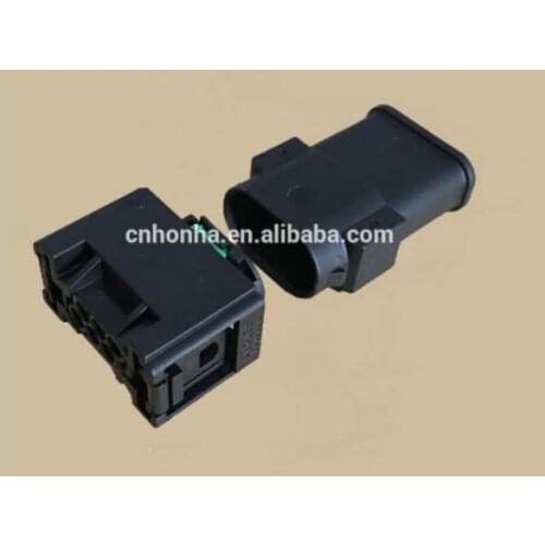 Free shipping 5/10/20/30/50/100 pcs/lots AMP/ Tyco 1-967360-1 Car 6 Pin/way male and female Connector plug 1-967616-1