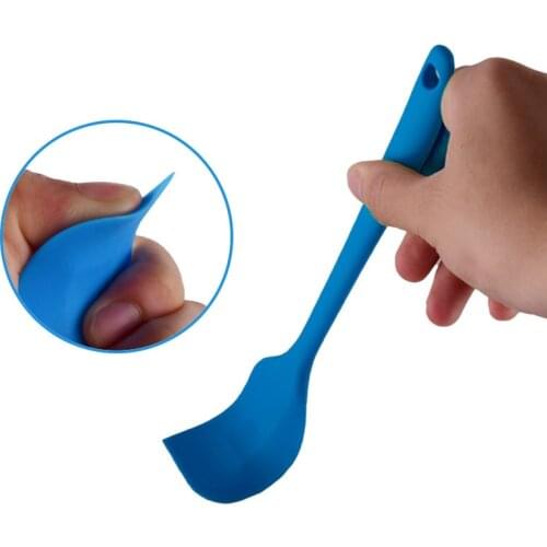 1PCS Silicone Cake Scraper Cream Butter Cake Spatula Brush Butter Batter Mixer Baking Tools for Cakes DIY Cake Decorating Tools