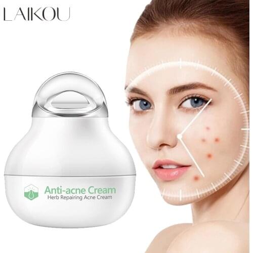 8g Herb Repairing Acne Cream Natural Plant Treatment Anti-Acne Moisturizing Oil Control shrink pores Fade Acne Spots Skin Care