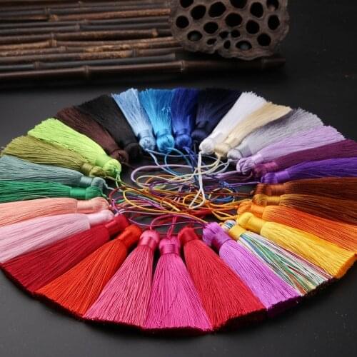 10Pcs/Pack 15cm Classical Colours Hang Rope Tassels DIY Craft Bookmark Curtain Jewelry Bag Fringe Trim Costume Decor Accessories
