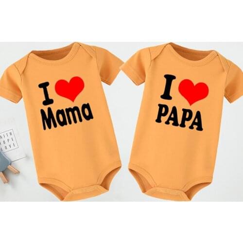 Love Mama/papa Spring and Summer Cotton Short Sleeve Bag Baby Body Clothes Climbing Clothes Baby Clothes Triangle Ha Clothes