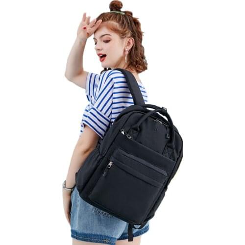 Water Resistant Casual Daypack Large Laptop Backpack Women Travel College Student School Backpack with USB Charging Port Bookbag