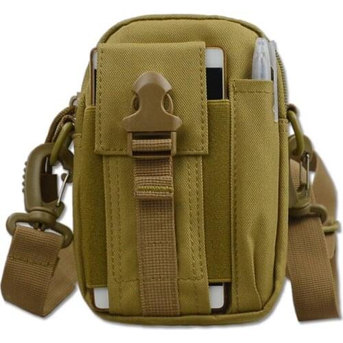 B60 Military fans, tactical outdoor sports camouflage pocket mobile phone pocket sports bag Multi style optional