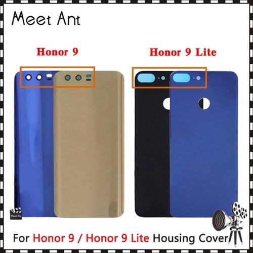 High quality For Huawei honor 9 Lite / Honor 9 STF-L09 L29 AL10 TL10 Back Housing Battery Cover Door Rear Cover Glass