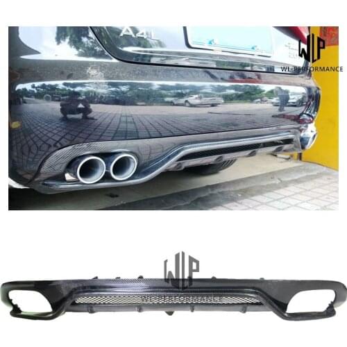 A4L High Quality Carbon Fiber Rear Lip Diffuser Car Styling For Audi A4L ABT Style 2009-2012