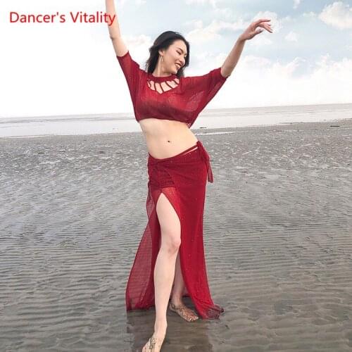 Women Belly Dance 2019 New Set Womens Long Skirt Beginner Oriental Dance Costume Performance Costume
