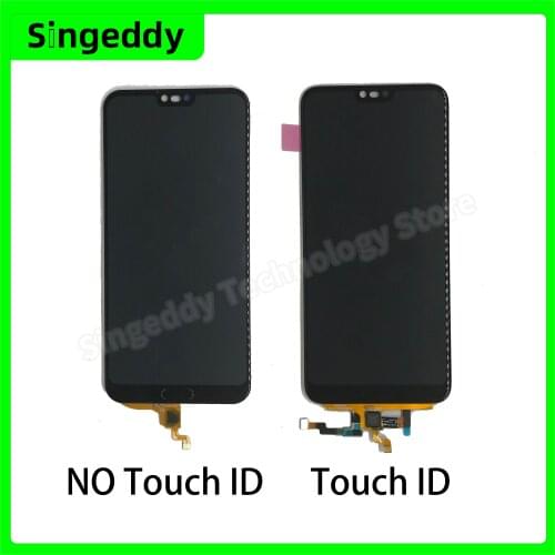 Touch Screen LCD Assembly For Huawei Honor 10 Col-L29 5.84'' 2280*1080 TFT Complete Display Digitizer Black Color