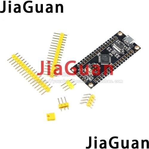1pcs new STM32F103C8T6 PCB board STM32 single chip microcomputer core board learning board (Black)