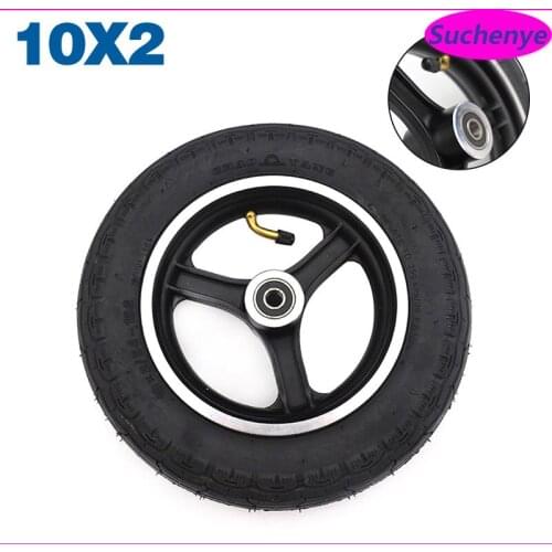 10 inch 10 x 2 Tire and rims hub for Electric Scooter Balance Scooter Childrens Car and Baby Carriage Accessories