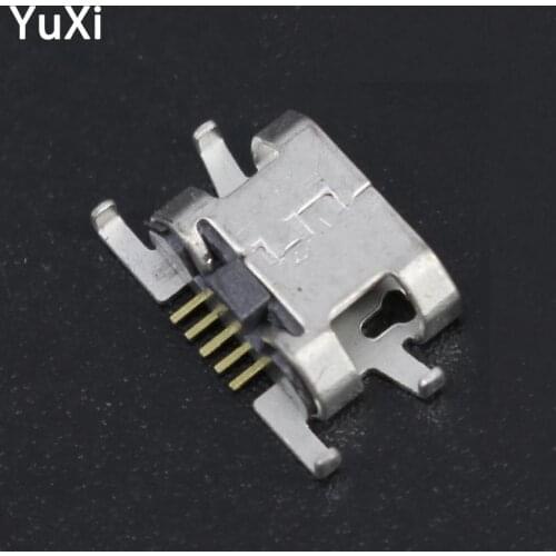 100pcs/lot Micro USB Jack Female Connector 5pin Charging Socket Dock Port For Sony Xperia M C1904 C1905 Y515 V880 C2004 C2005