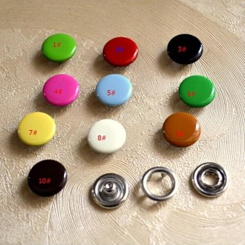 1000set Capped Prong Snap Buttons Fasteners Press Studs Poppers wholesale and retail