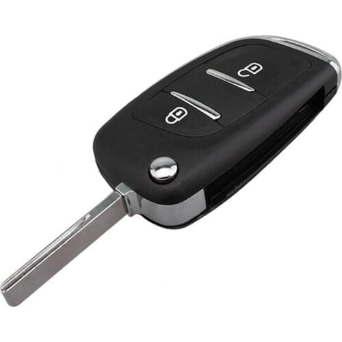 60% Hot Sale 2 Buttons Remote Car Key Fob Shell Case Uncut Blade for Peugeot 307 408 308 3008