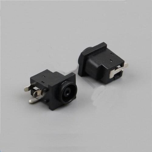 Fixed foot 2 outer diameter 7.0 inner core 1.45 pin 3 foot high temperature resistant high quality DC power socket female seat